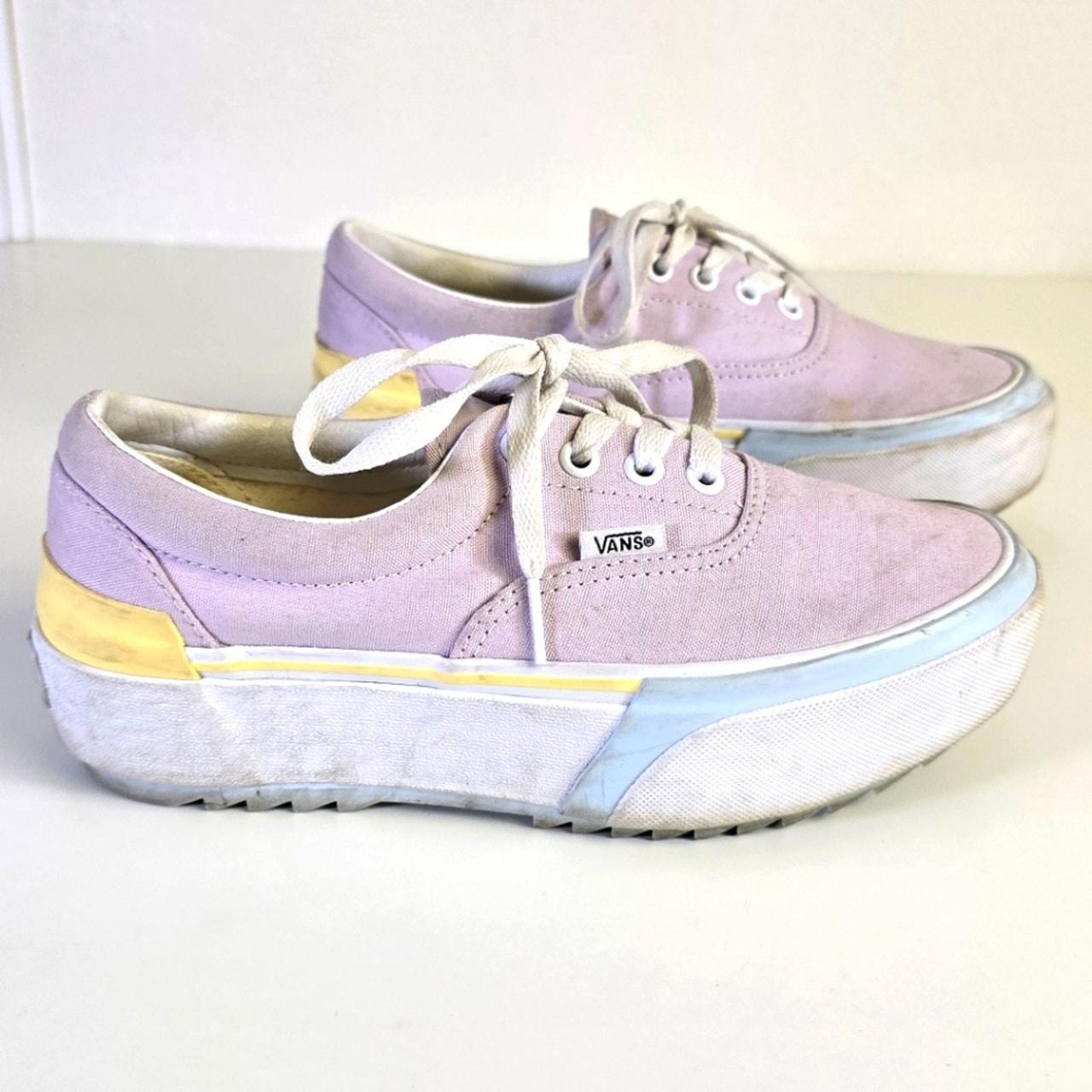 Pink and yellow vans deals