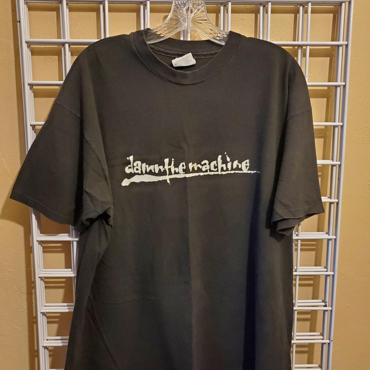 Vintage 90's Damn The Machine T-shirt. Used but in... - Depop
