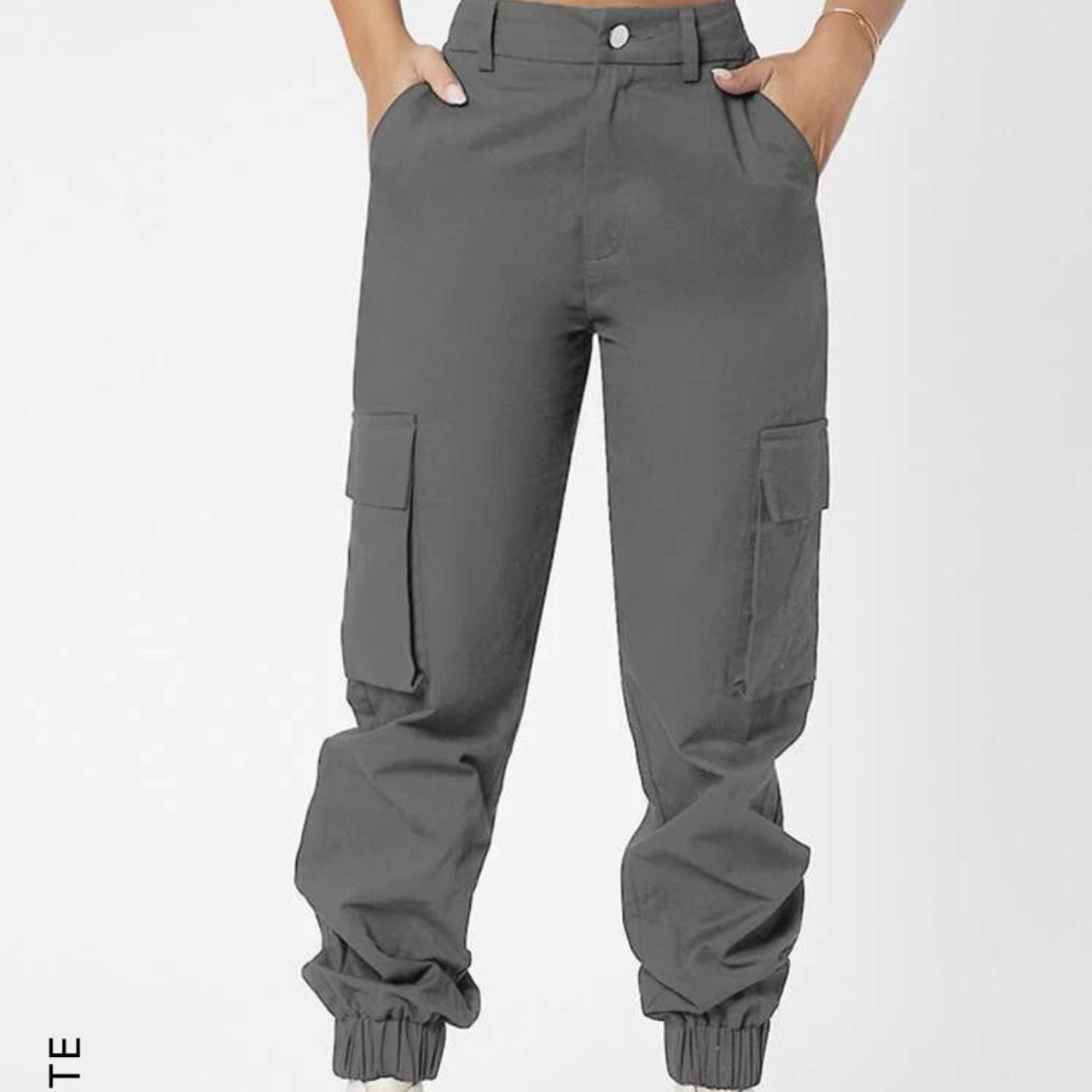 shein-grey-cargo-pants-size-6-xs-amazing-depop