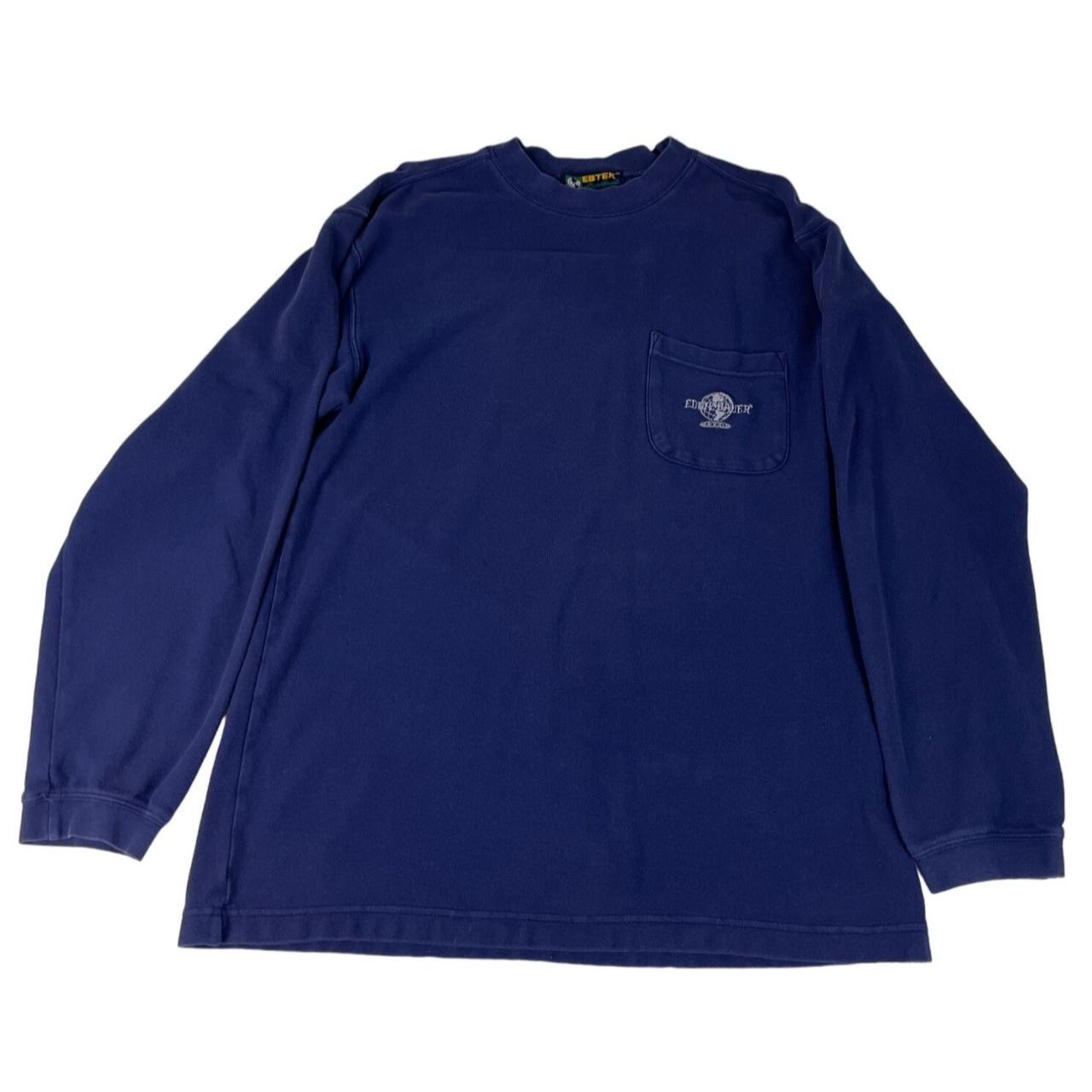 Vintage Y2K Eddie Bauer EBTEK Men's Sweatshirt S/P... - Depop