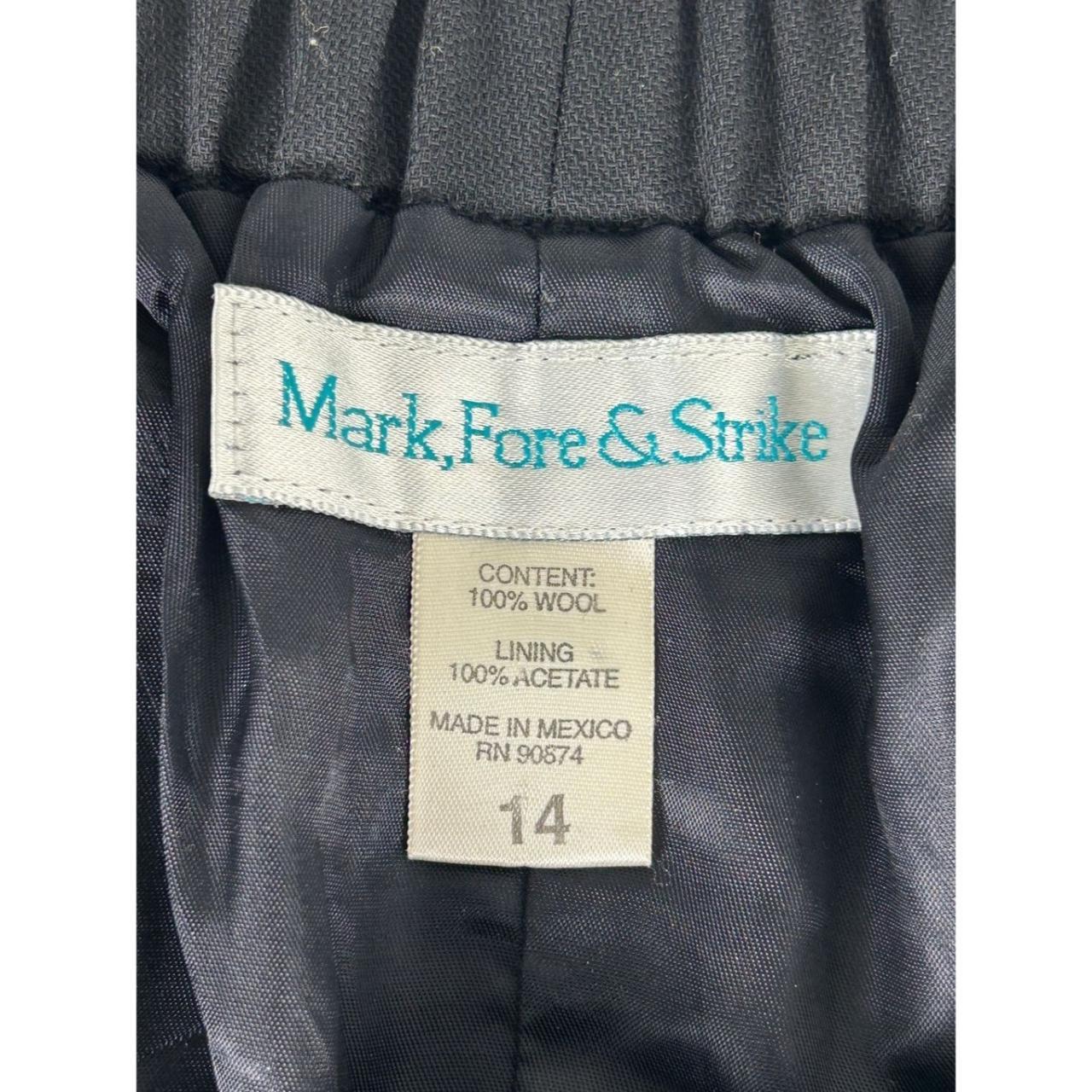 Mark, Fore & Strike Women's Dress Skirt Black Wool... Depop