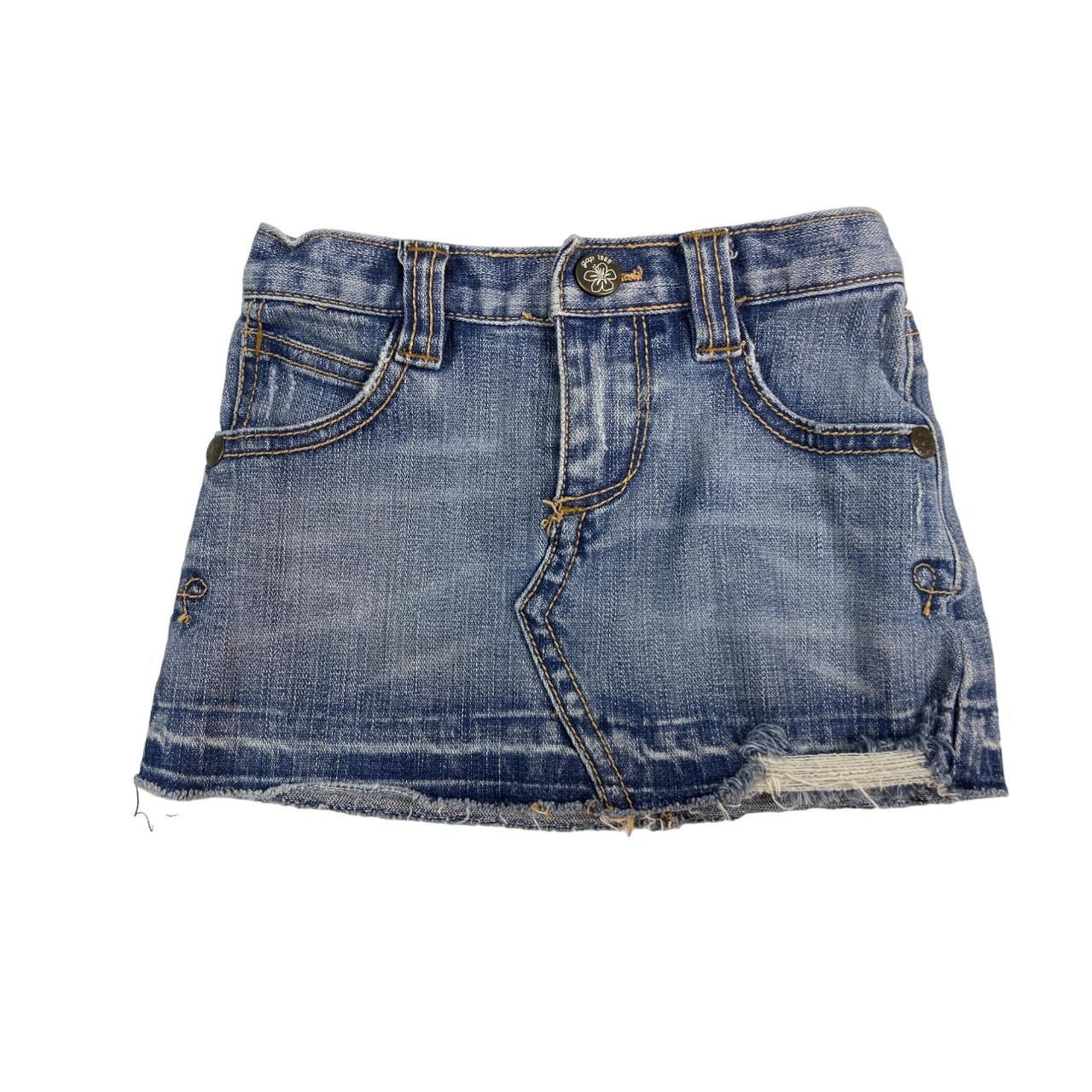 Infant jean fashion skirt