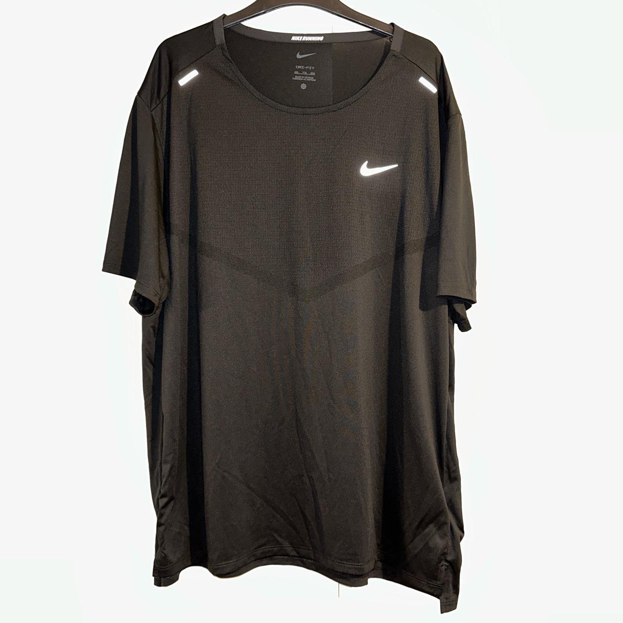 Nike Black Running T-Shirt Size XXL Brand New... - Depop