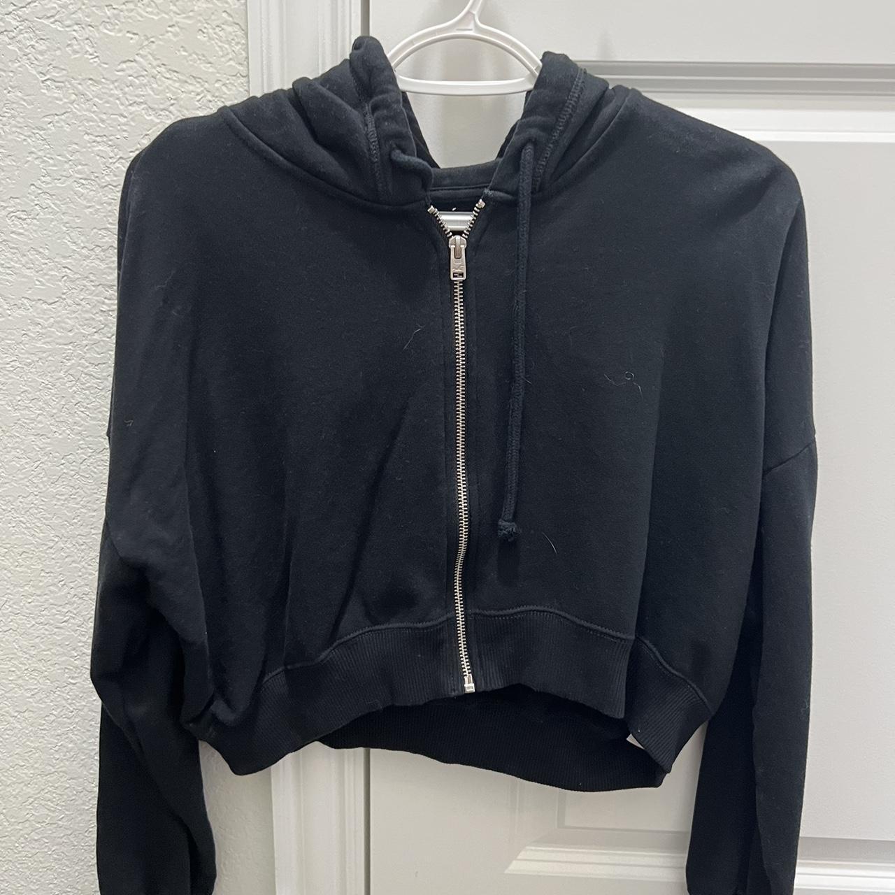 Hollister Co. Women's Black Hoodie | Depop