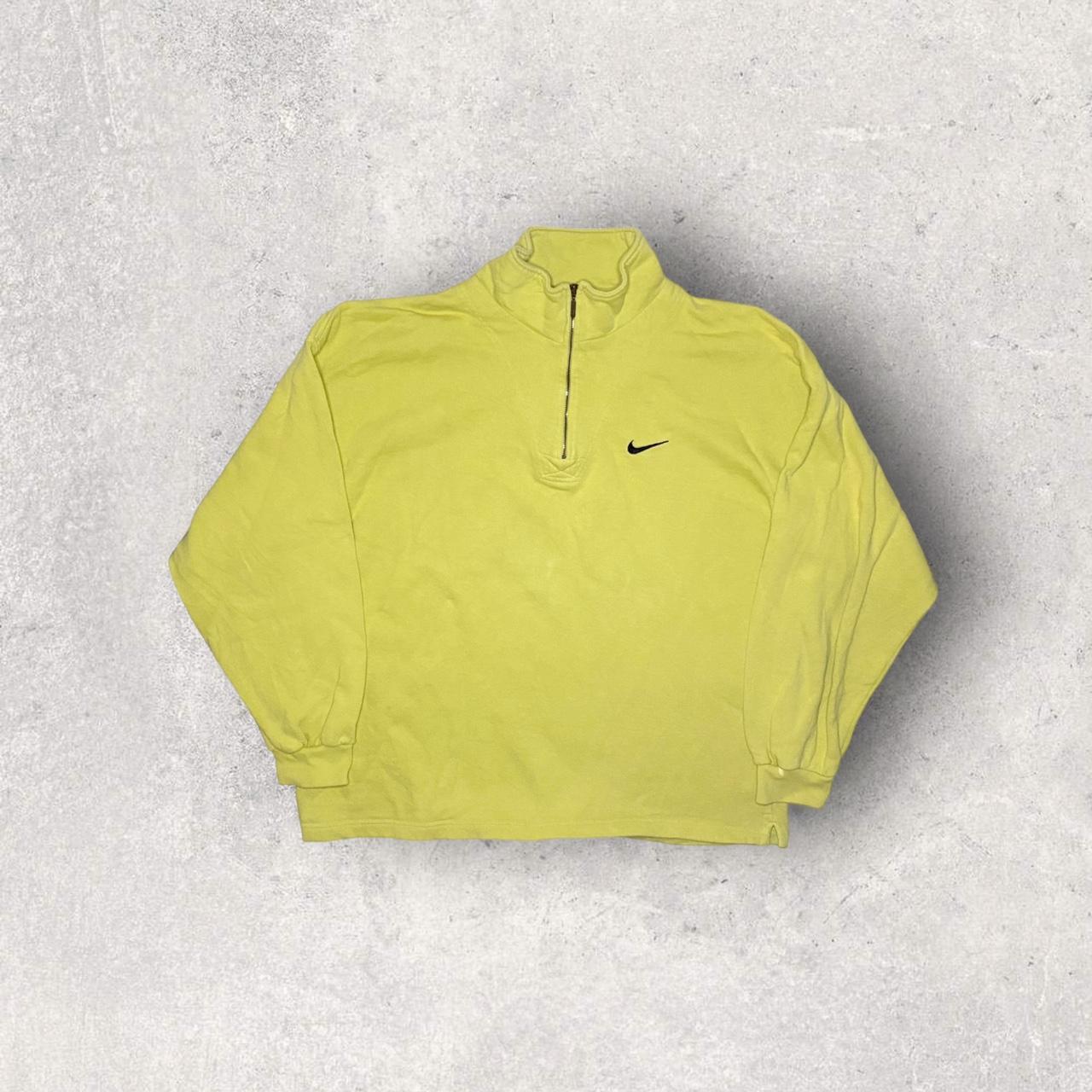 Yellow nike quarter on sale zip