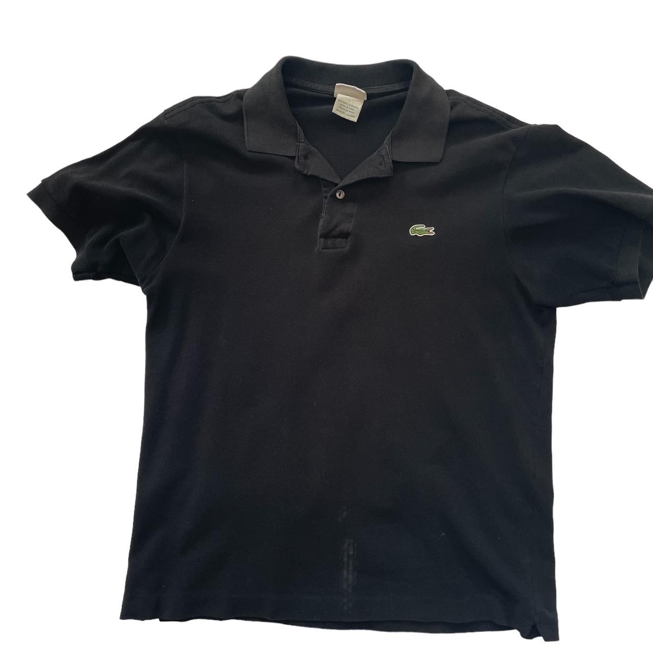 Lacoste Men's Black Polo-shirts | Depop