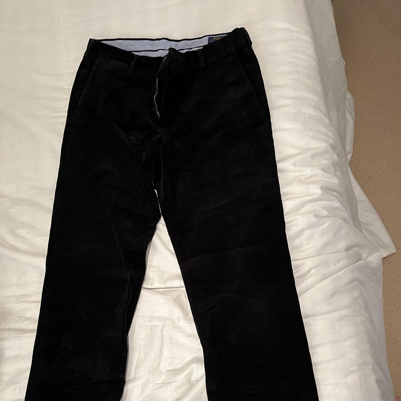 Polo Ralph Lauren black cords trousers - Depop