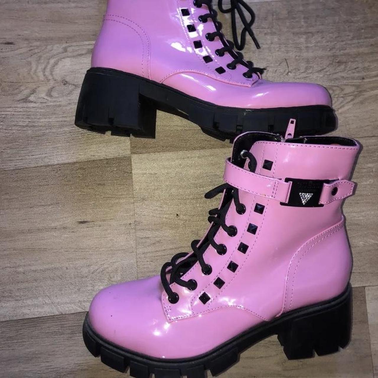 Guess pink outlet boots