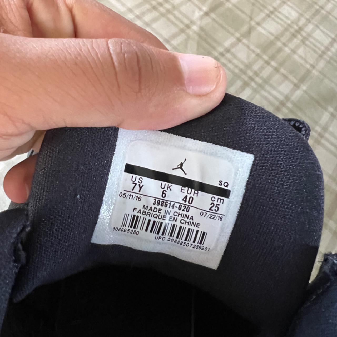 7y jordans in cm