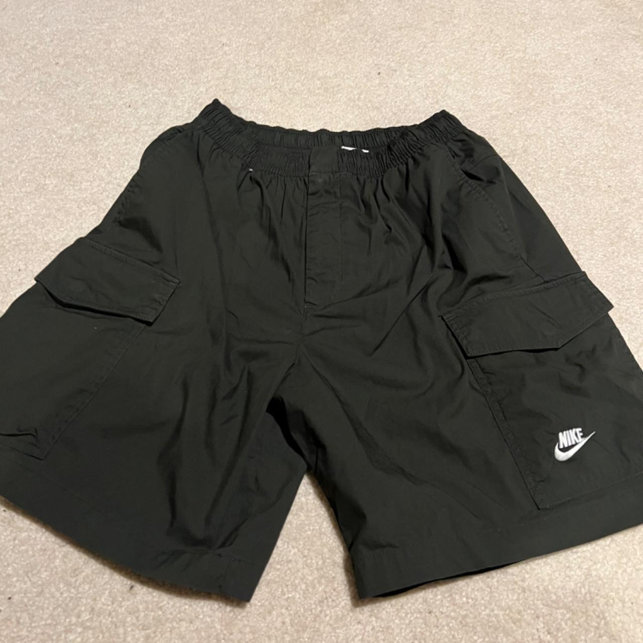 multicoloured nike shorts