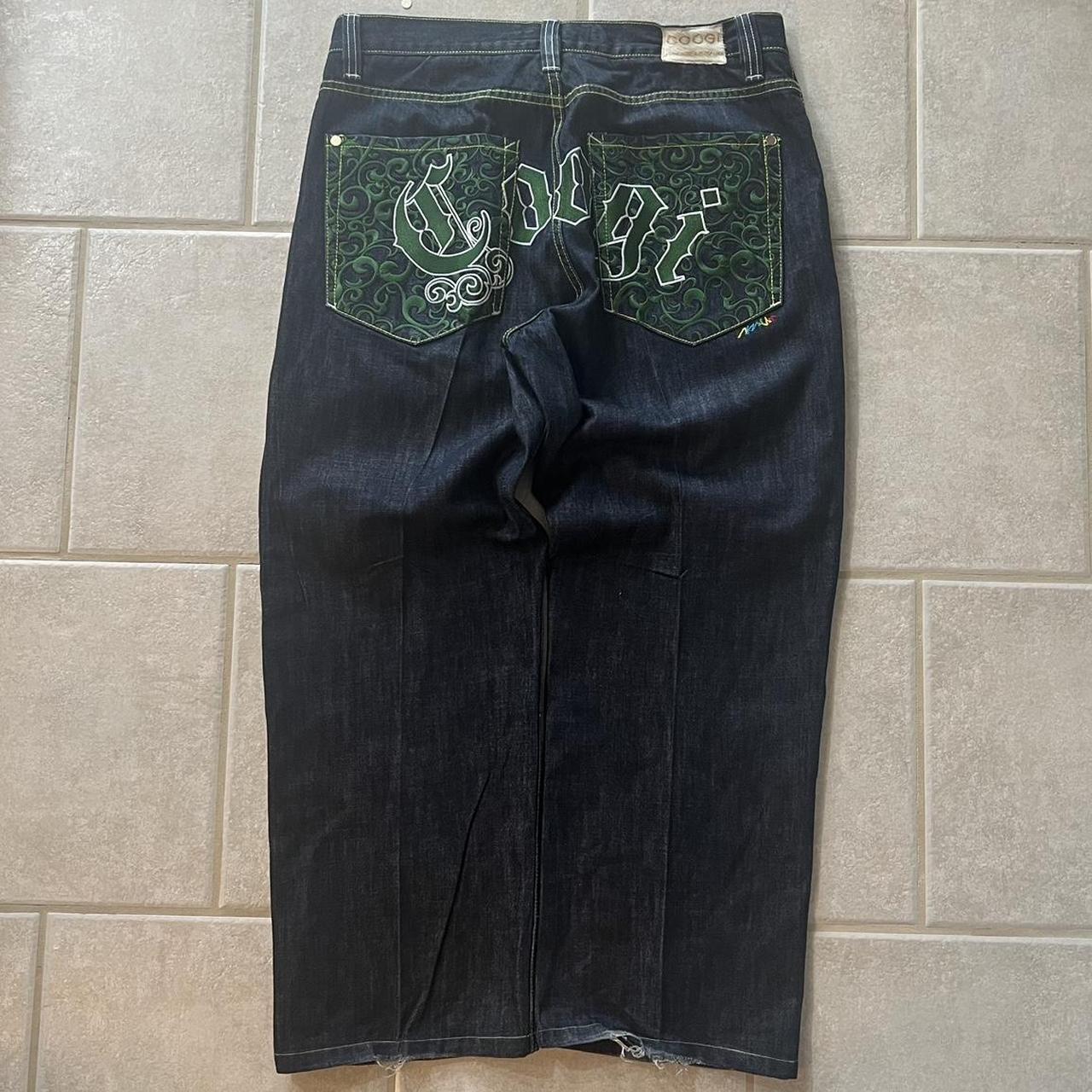 coogi GRAIL jeans -38x34, wide leg -only flaw is... - Depop