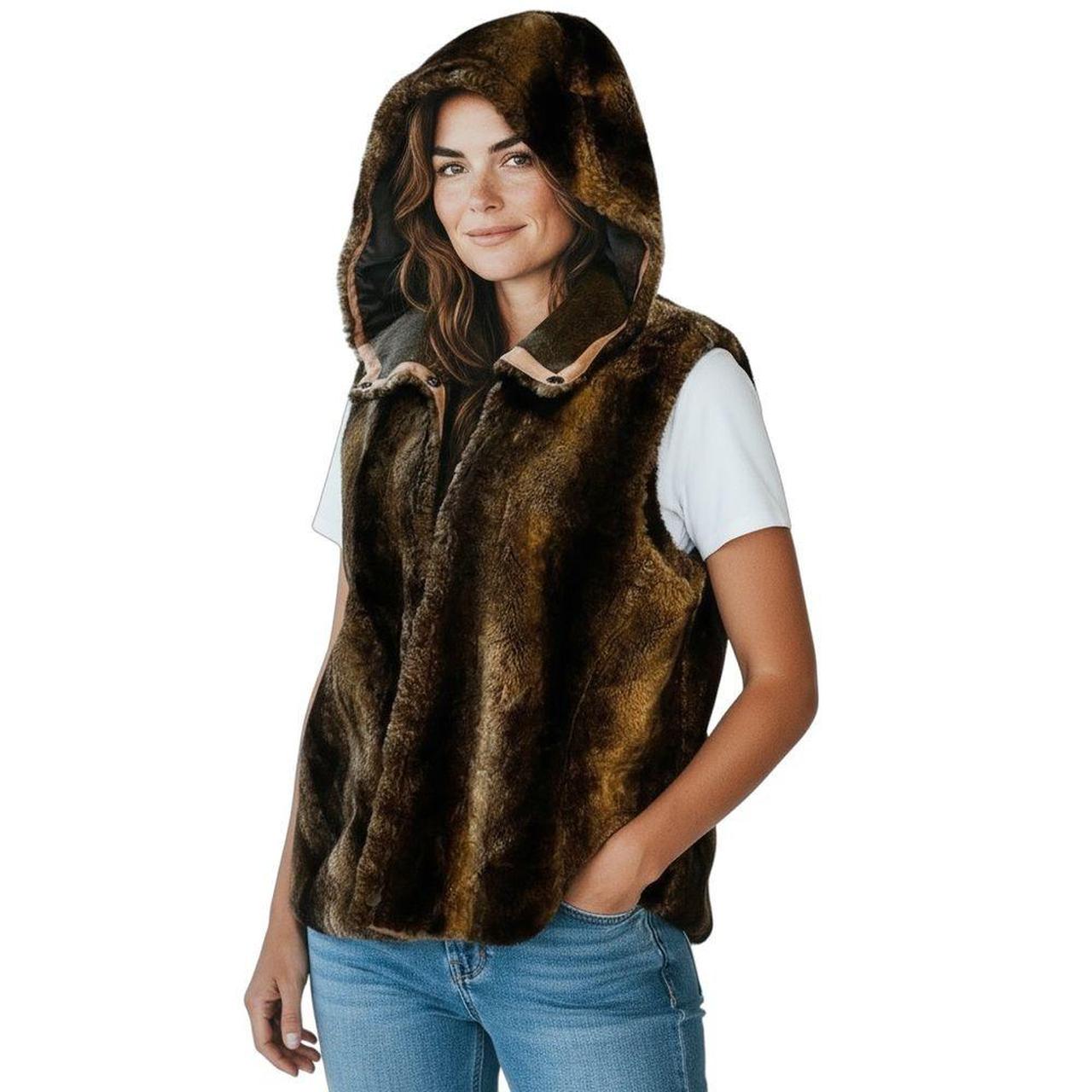 Source Unknown Women's Vest - Brown - M – Maksar … - image 1