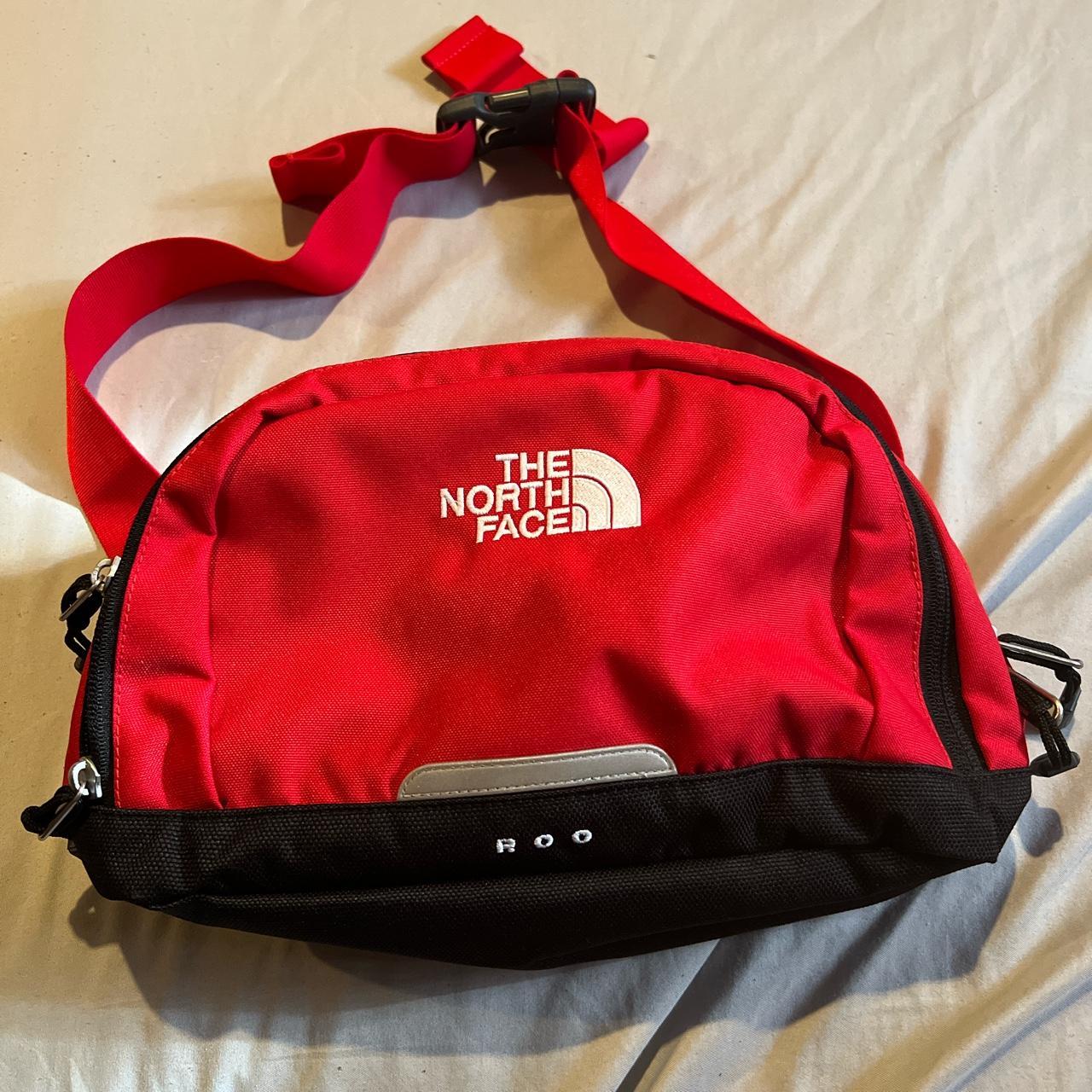 The North Face Men's Red and Black Bag