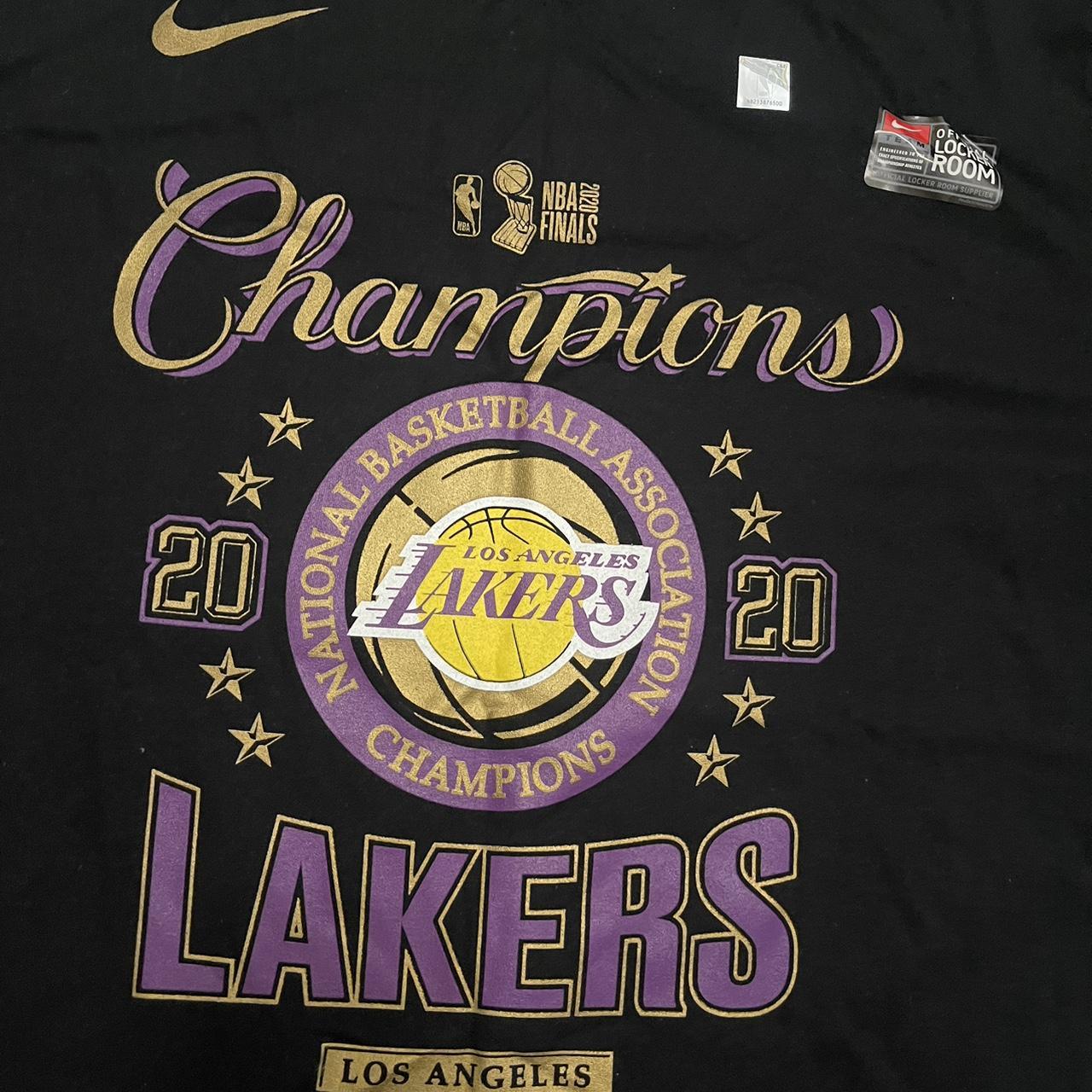 Nike Los Angeles Lakers Champions Locker Room T-Shirt Black Men's