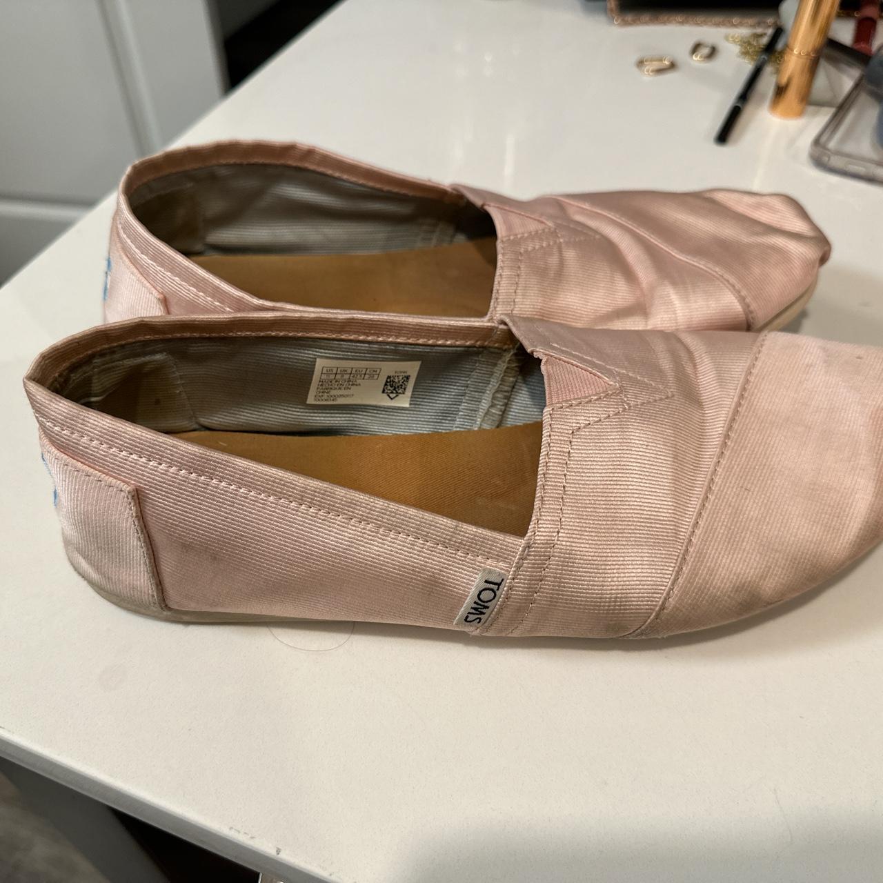 Pink deals satin toms