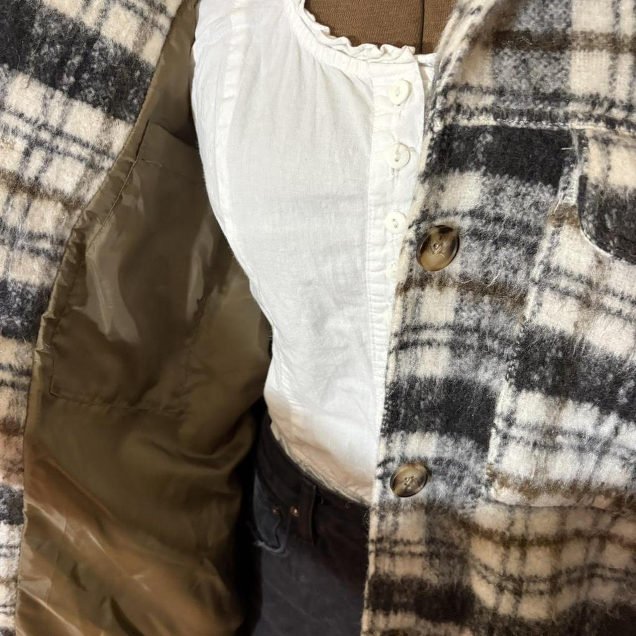 Universal Thread Women's Shacket Jacket - Grey/Bl… - image 7