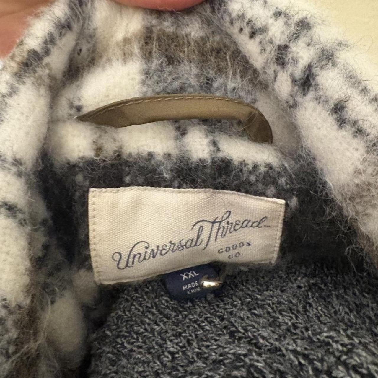 Universal Thread Women's Shacket Jacket - Grey/Bl… - image 6