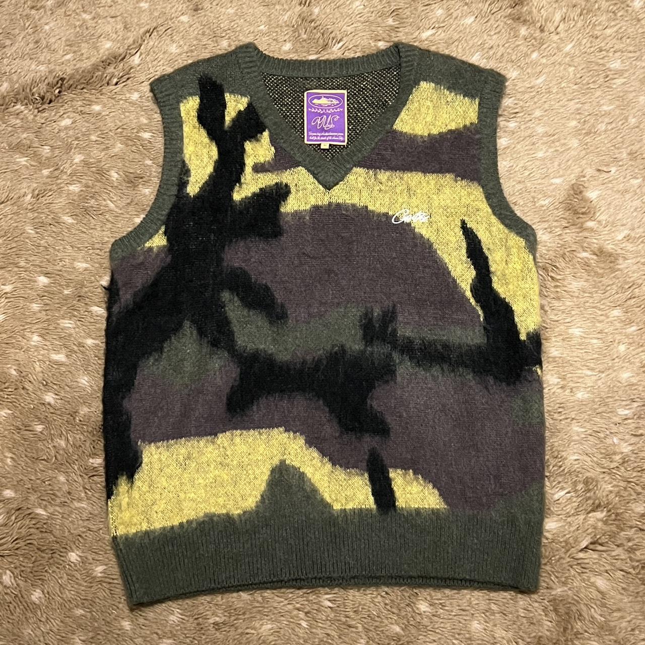 Corteiz Knit Vest Size Medium, Never Worn, Super - Depop