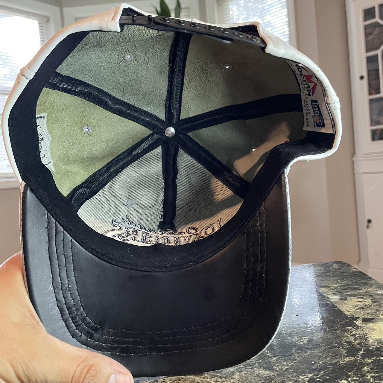 OAKLAND RAIDERS leather vintage hat NFL Raider - Depop