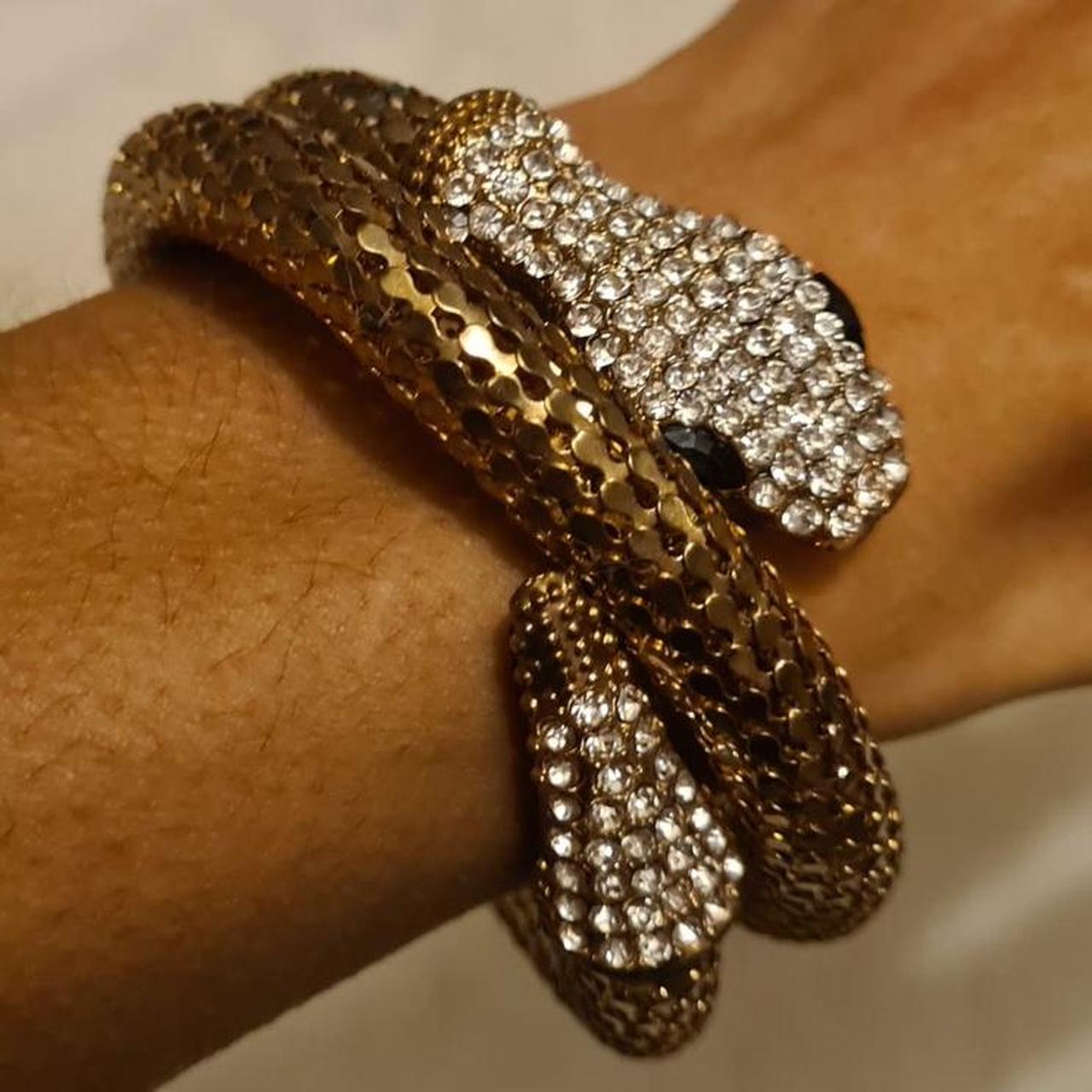 Snake bracket Bought in Italy Never worn #bracelet... | Depop