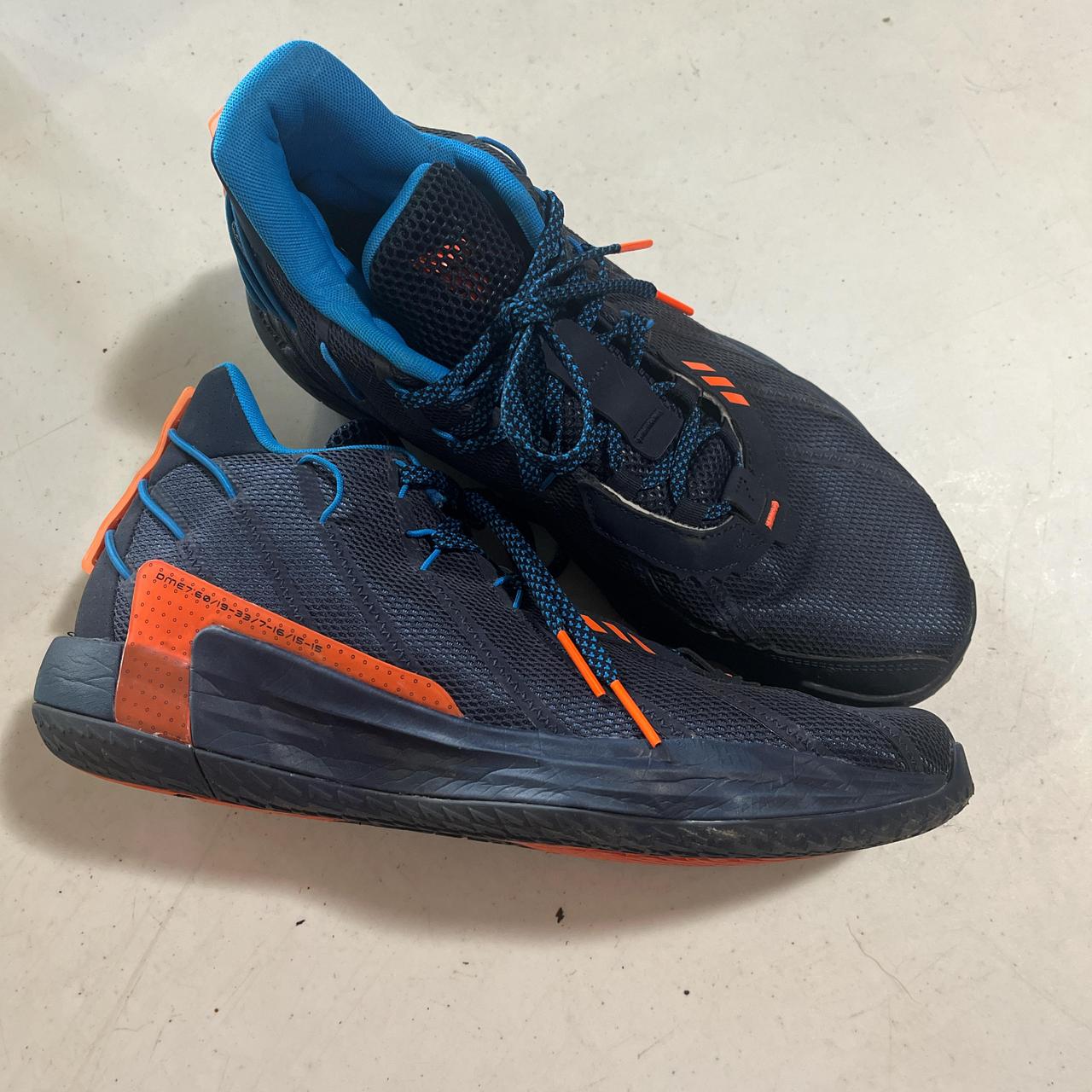 Adidas Dame “Lights Out” Navy Blue and