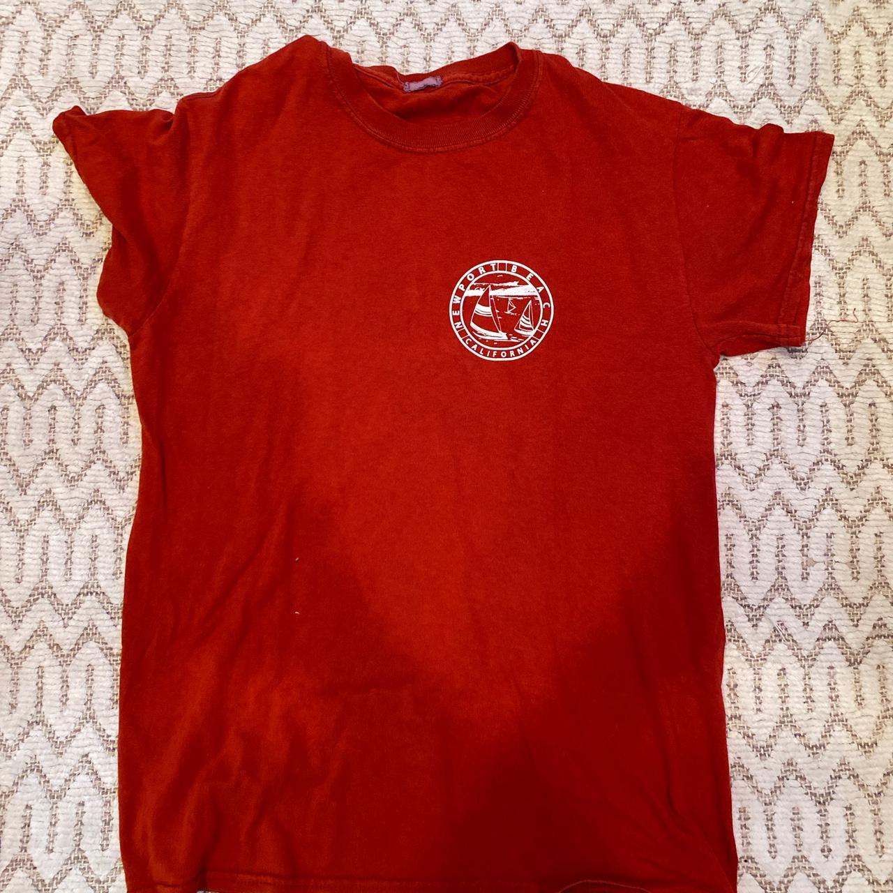 red brandy melville newport shirt bnwot bought... Depop