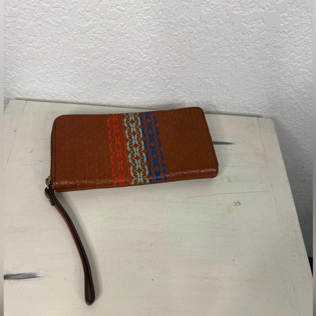 Fossil Women's Wallet - Brown/Red – Fossil Stylis… - image 1