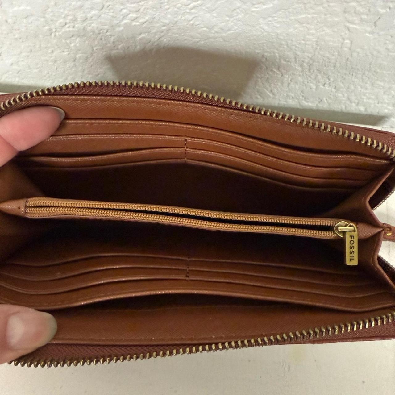 Fossil Women's Wallet - Brown/Red – Fossil Stylis… - image 6