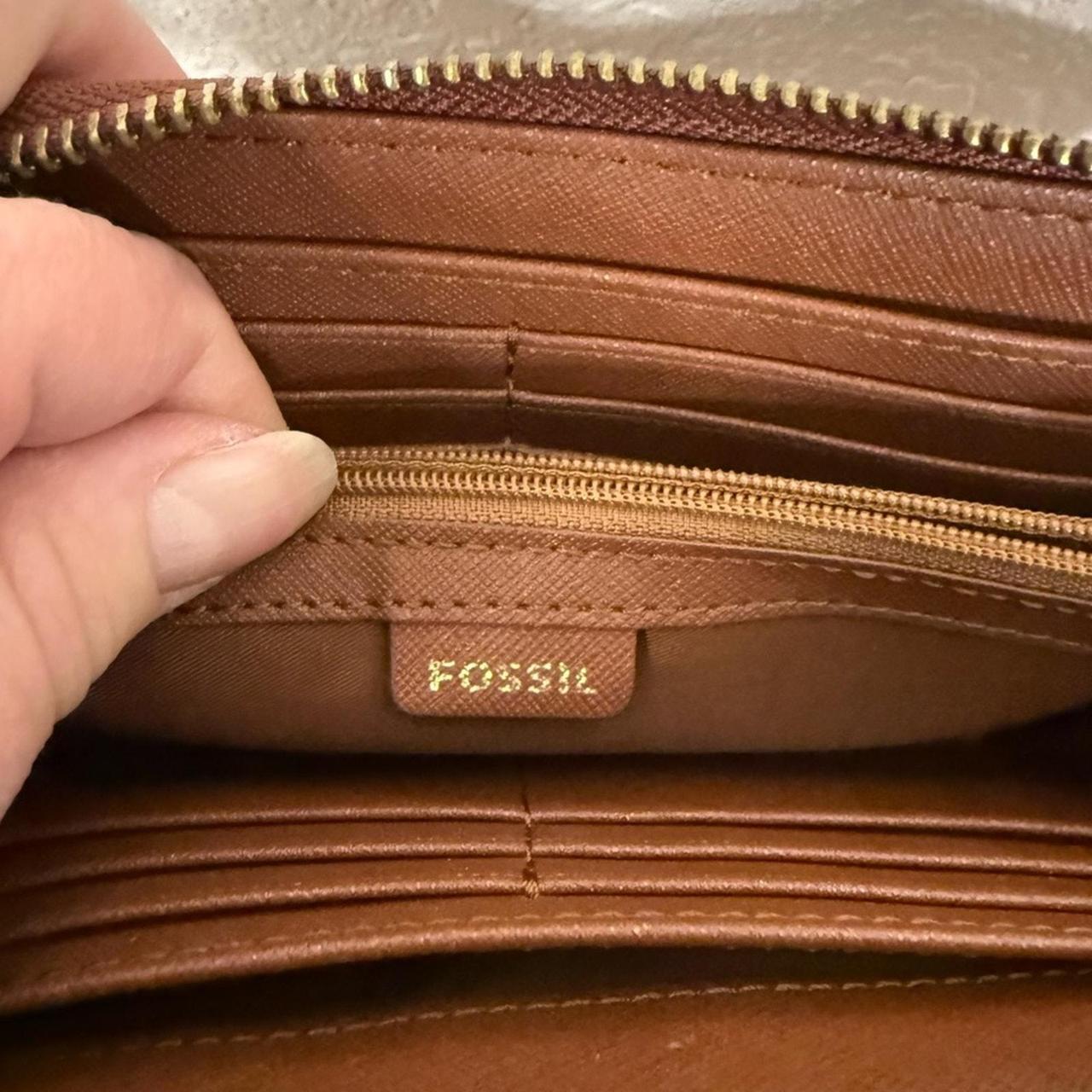 Fossil Women's Wallet - Brown/Red – Fossil Stylis… - image 7