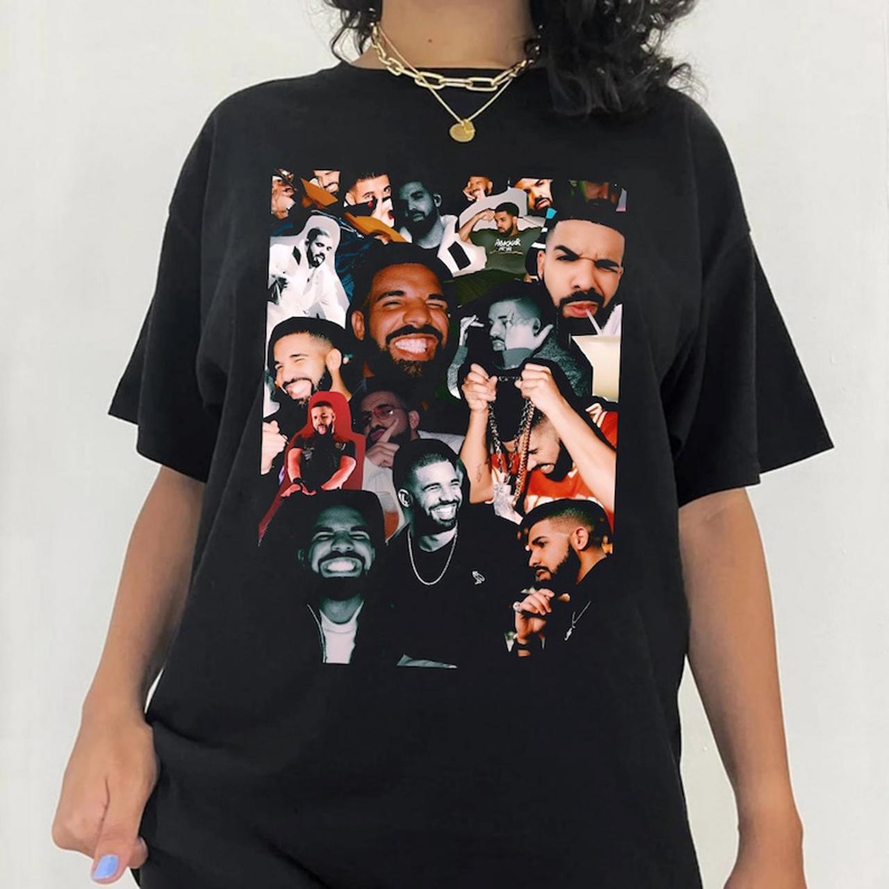 Drake Custom Graphic T #drake #rappers #graphicT - Depop