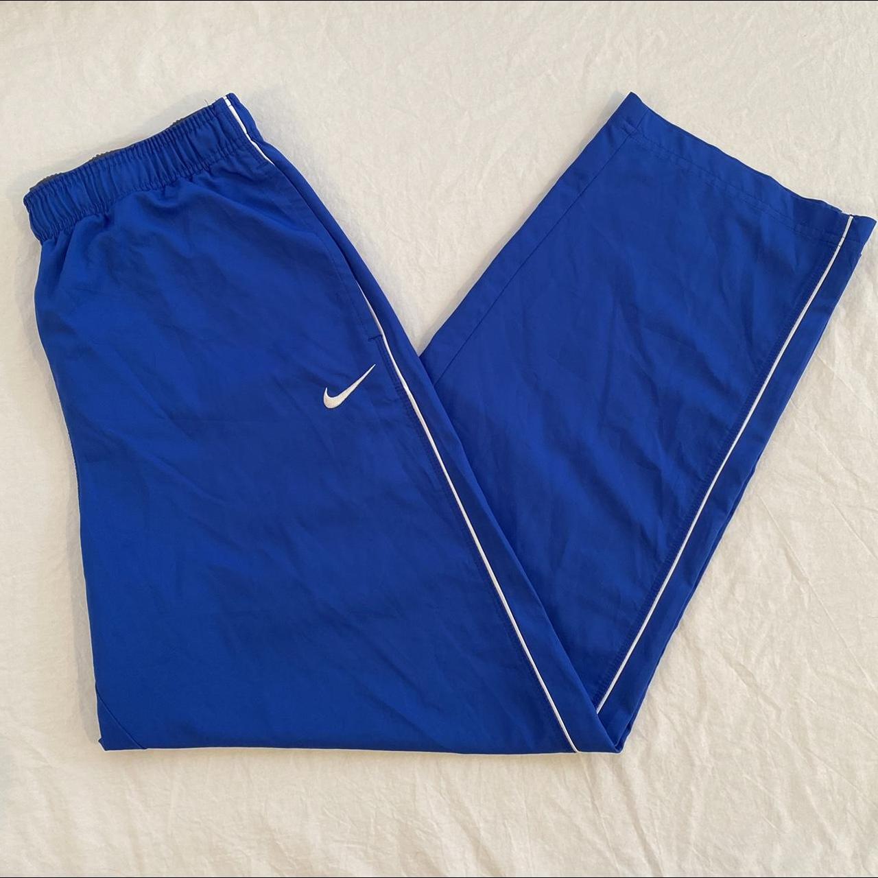 Blue Nike Dri Fit Track Pants Size Large Blue Nike... Depop