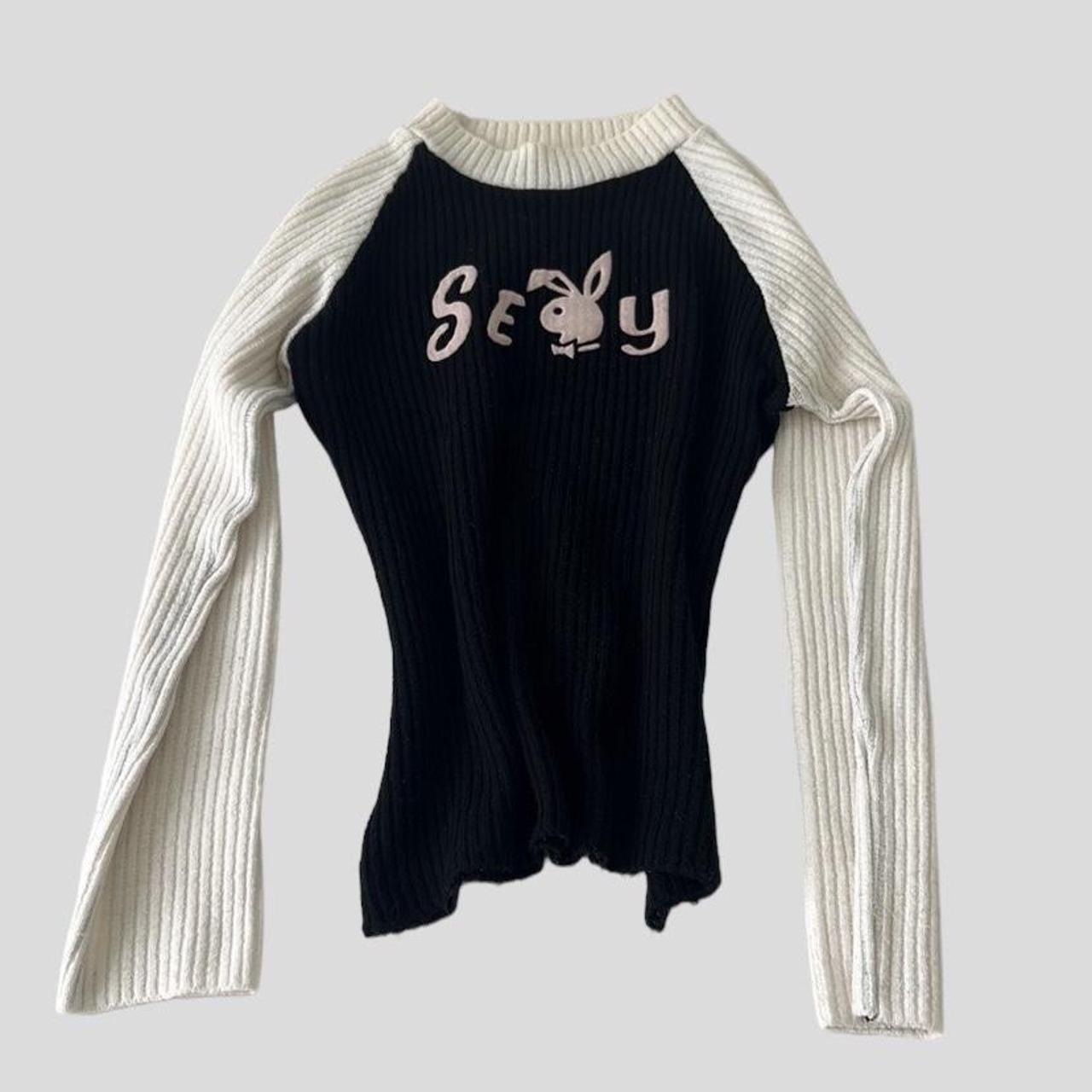 Se🐰y Print Playboy Jumpers 10/9 Condition xs/s/m... Depop