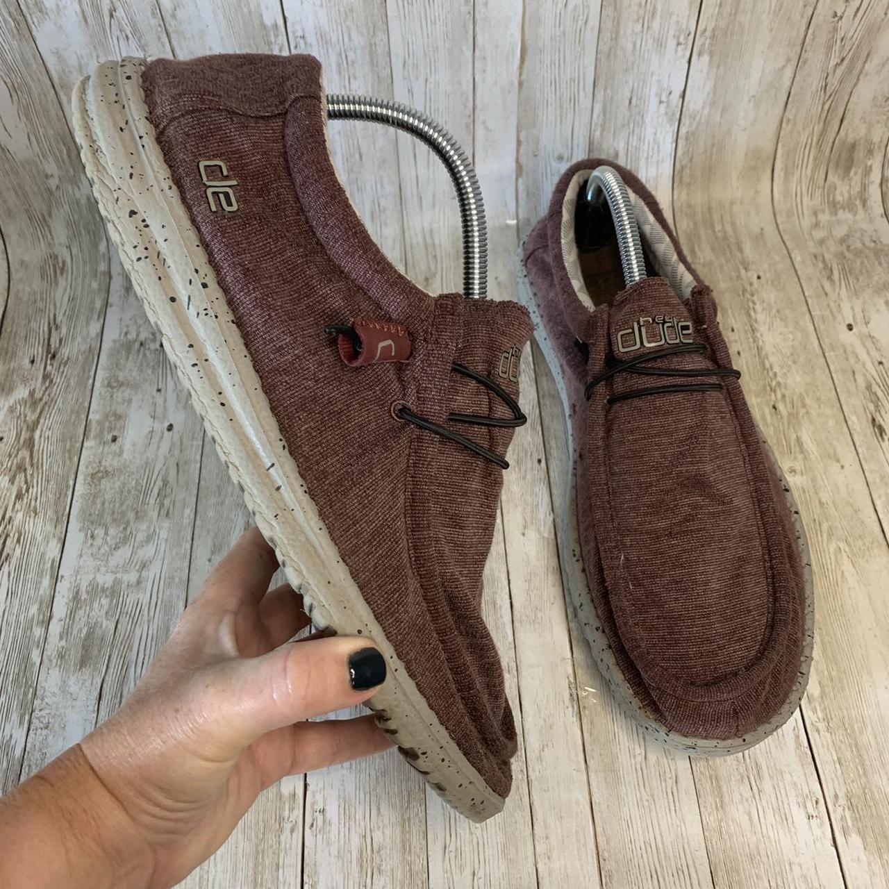 Mens burgundy canvas clearance shoes