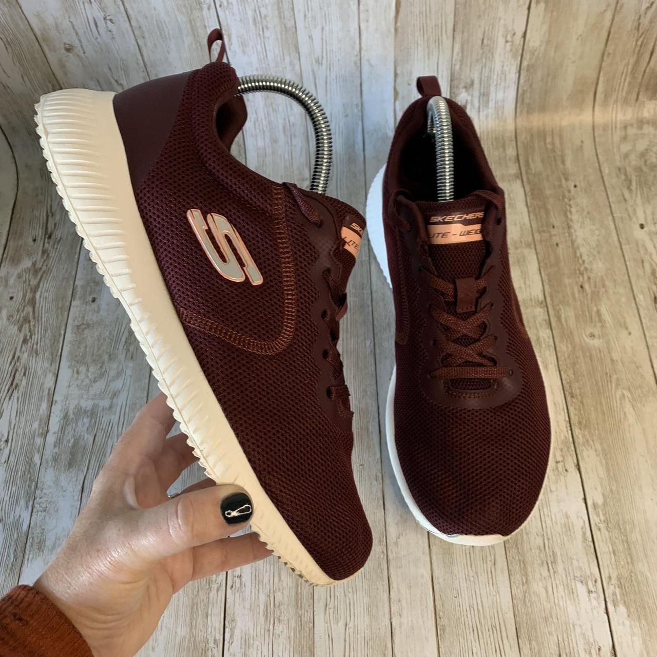 Skechers ultra deals flex burgundy