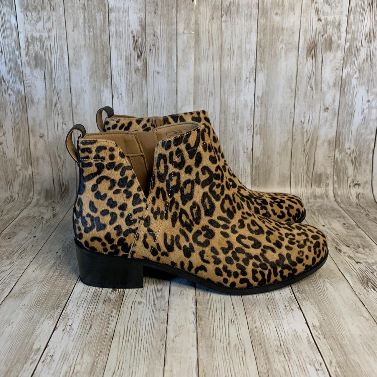 Leopard cut 2024 out booties