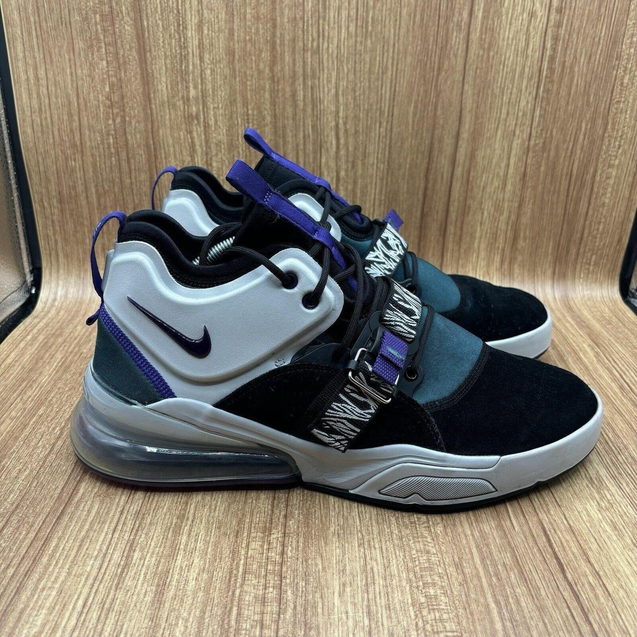 NIKE AIR FORCE 270 BLACK COURT PURPLE DARK ATOMIC. Depop