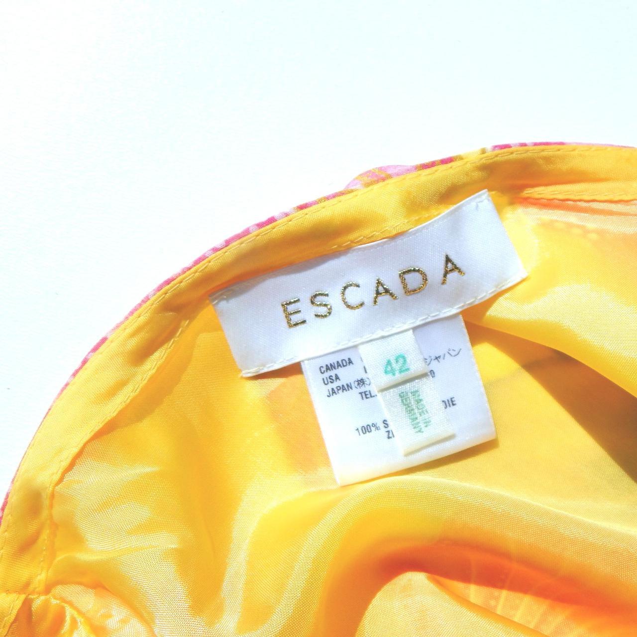 Escada hotsell yellow dress