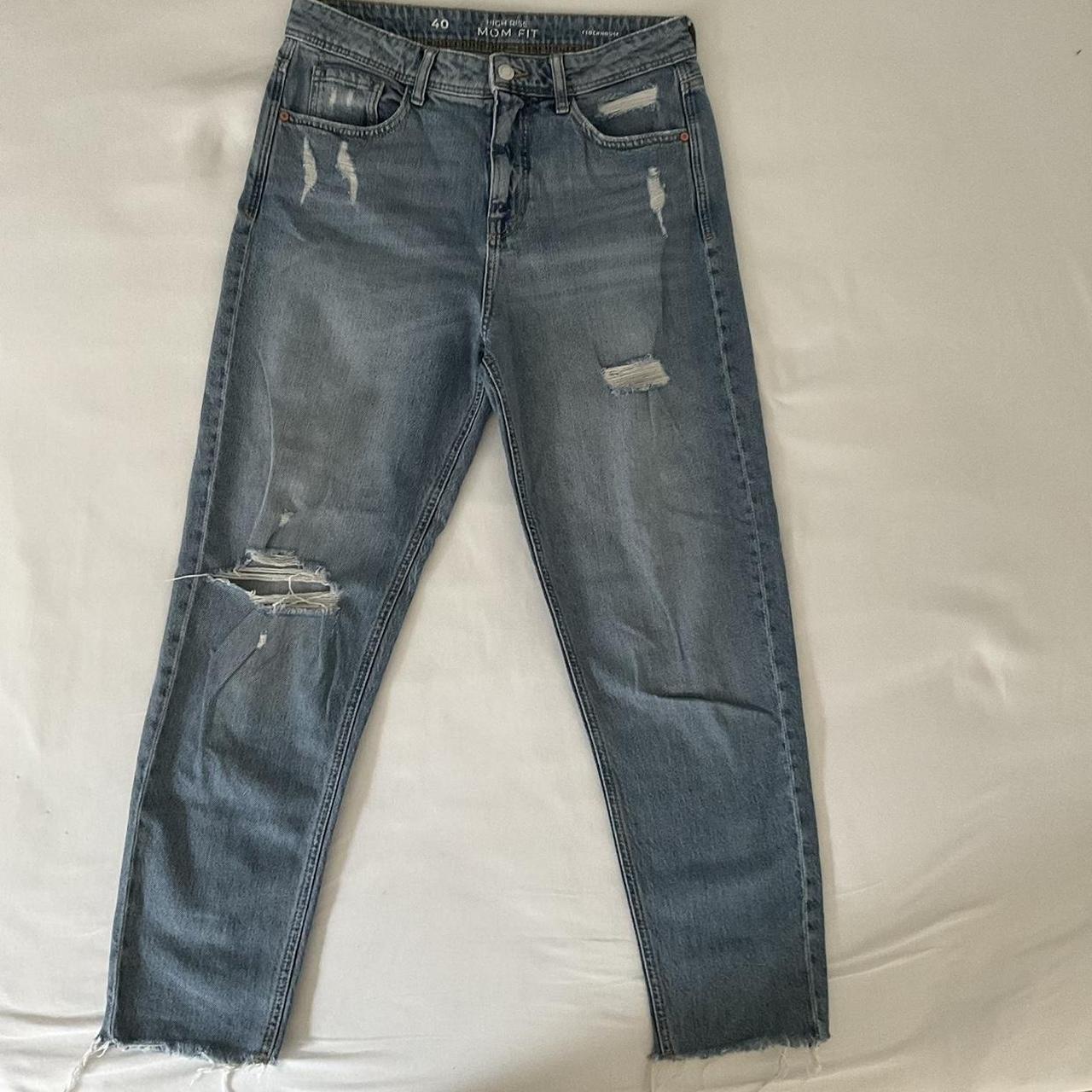 high rise mom jeans, size; 40, brand: clockhouse C&A