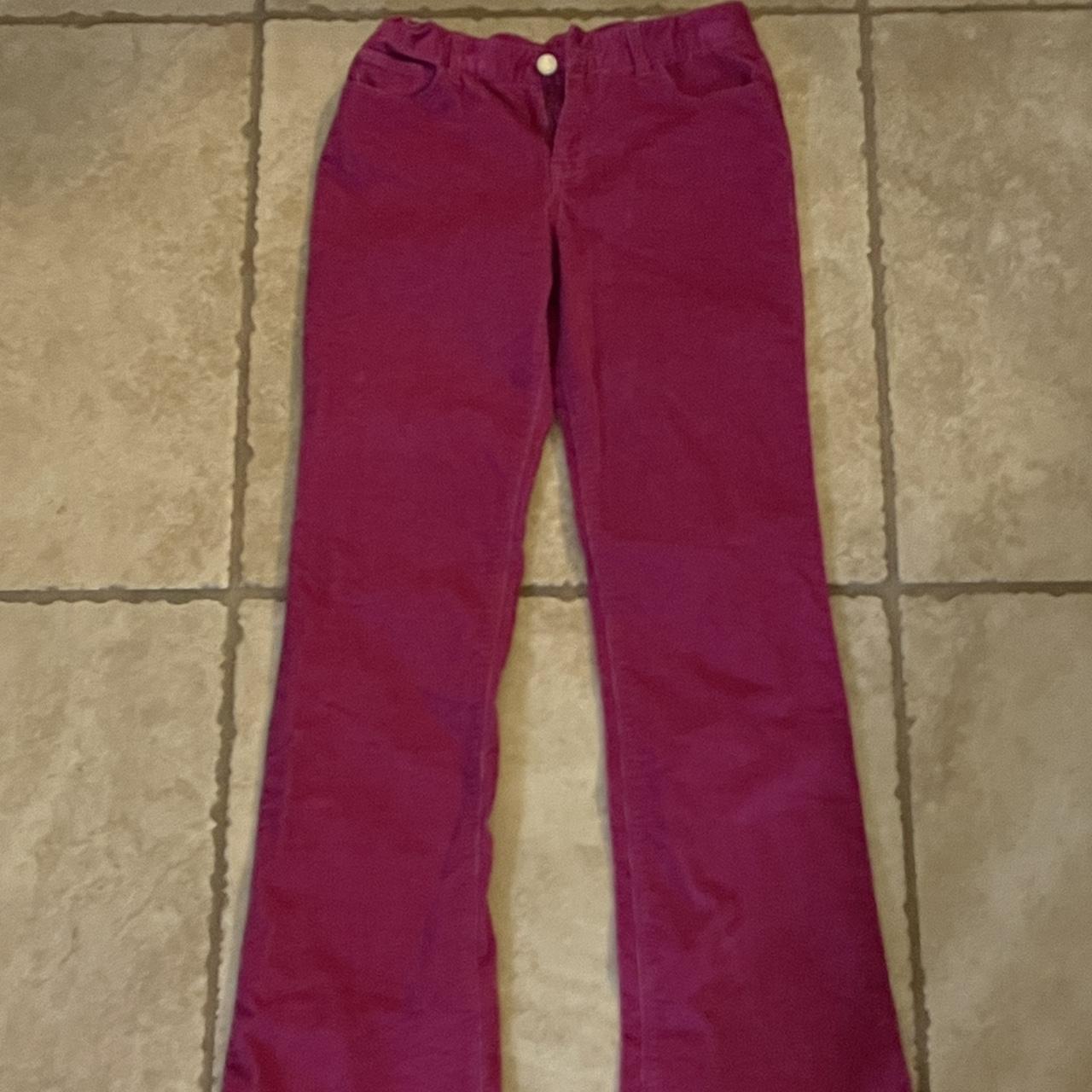 Gap Kids 16 Corduroy Fuchsia Pants (Adjustable Waist) - Depop