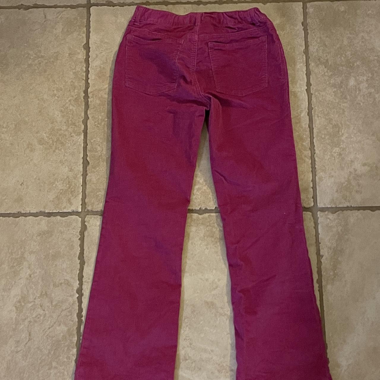 Gap Kids 16 Corduroy Fuchsia Pants (Adjustable Waist) - Depop