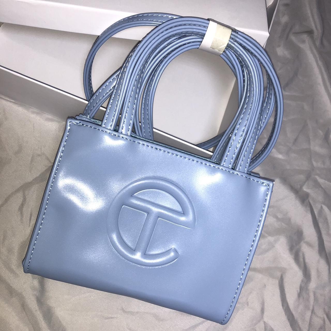 Light blue small telfar bag - Depop