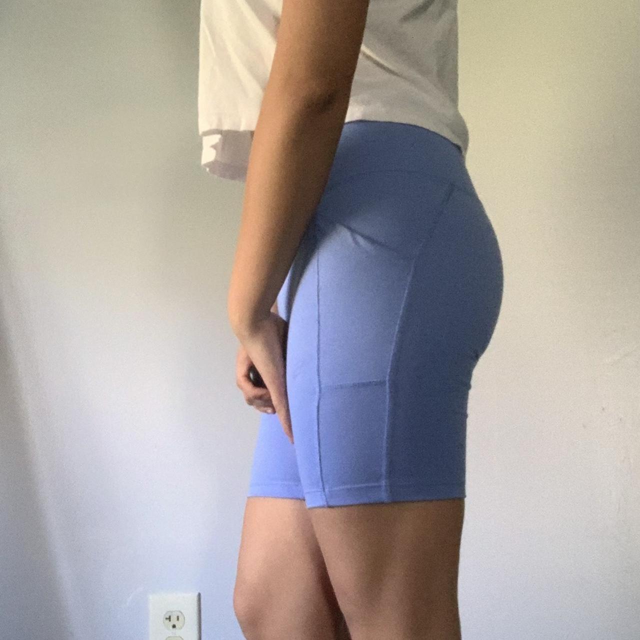 Oasis Women's Blue Shorts Depop