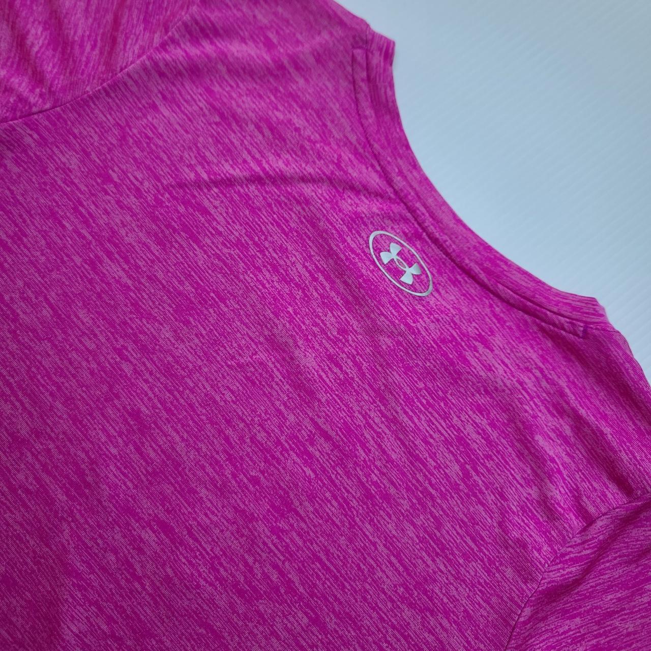Under Armour Women's Pink Tshirt Depop