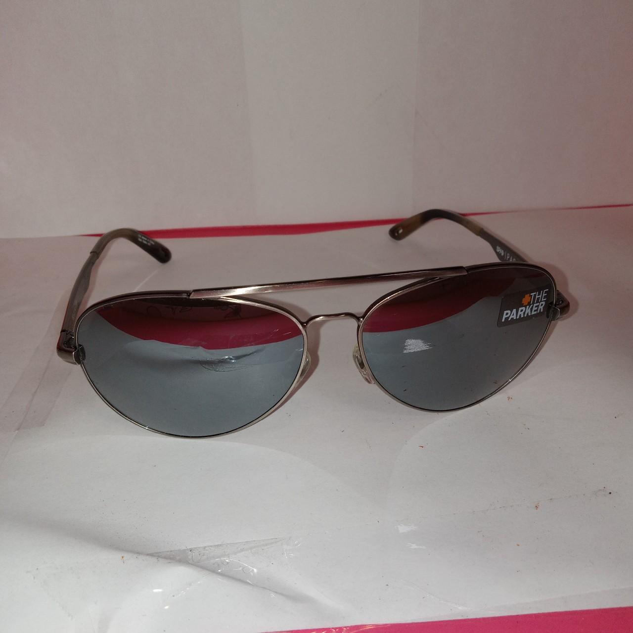 SPY Men's Silver Sunglasses | Depop