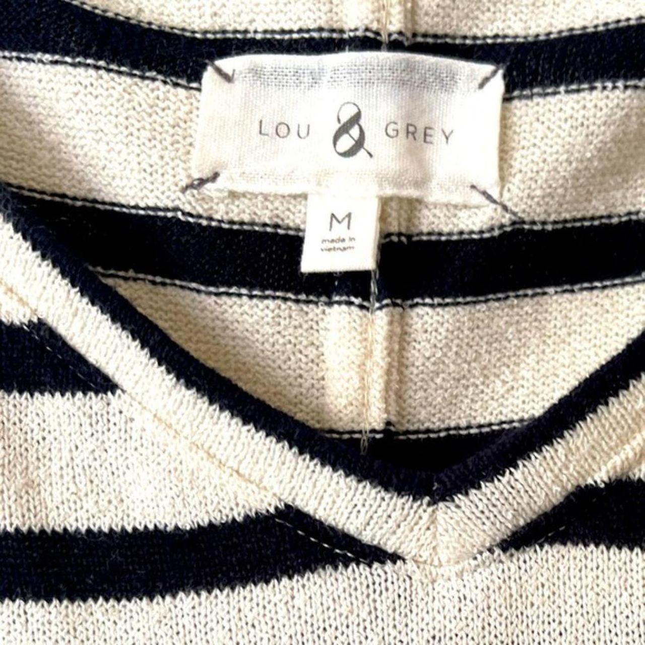 Lou & Grey Women's Dress - White/Black - M – Lou … - image 2