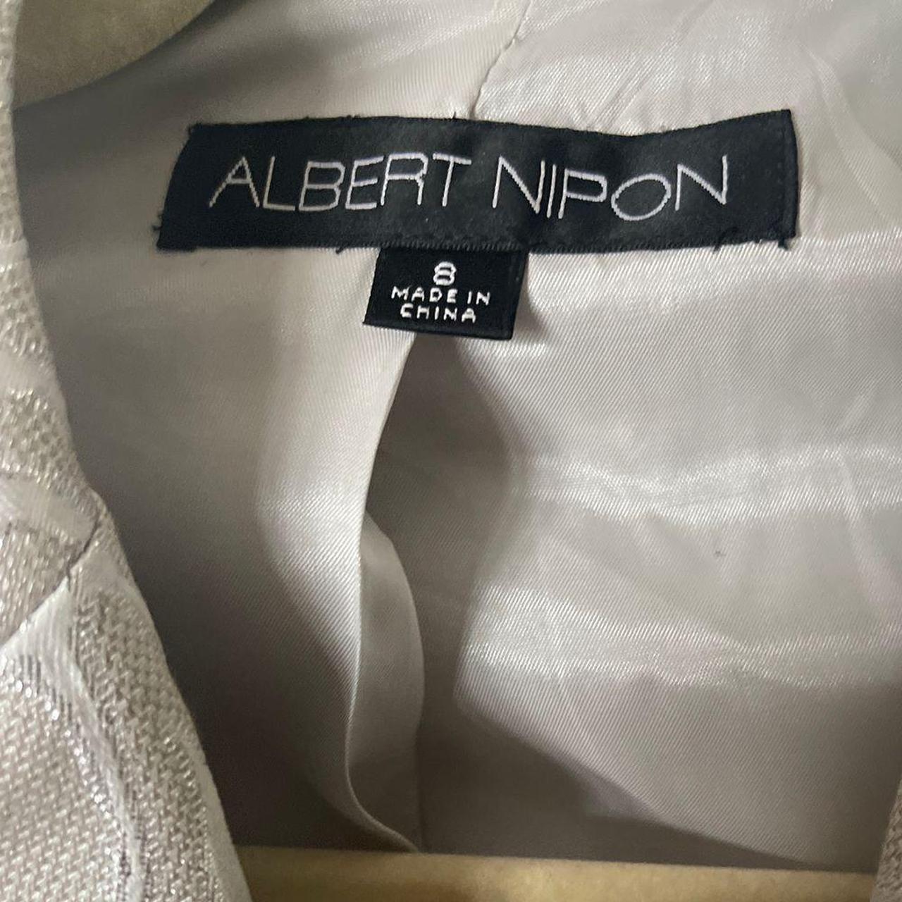 Albert Nipon Women's Tailored jacket - Silver/Whi… - image 2