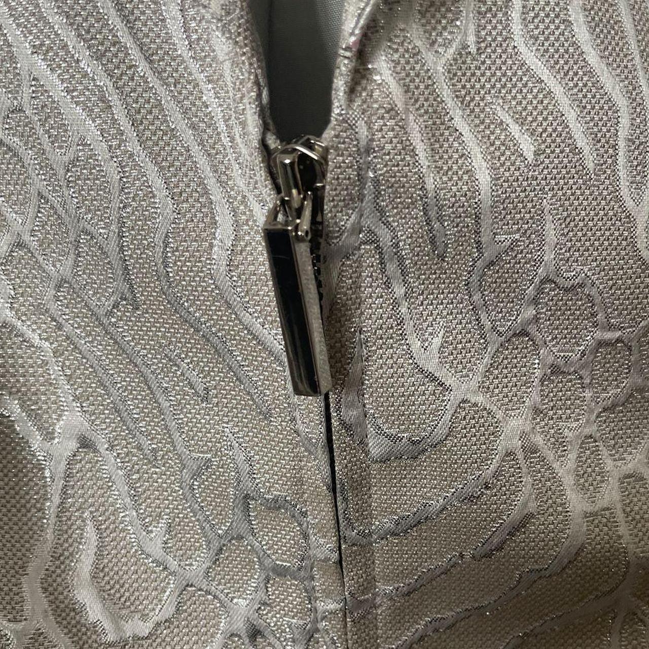 Albert Nipon Women's Tailored jacket - Silver/Whi… - image 7