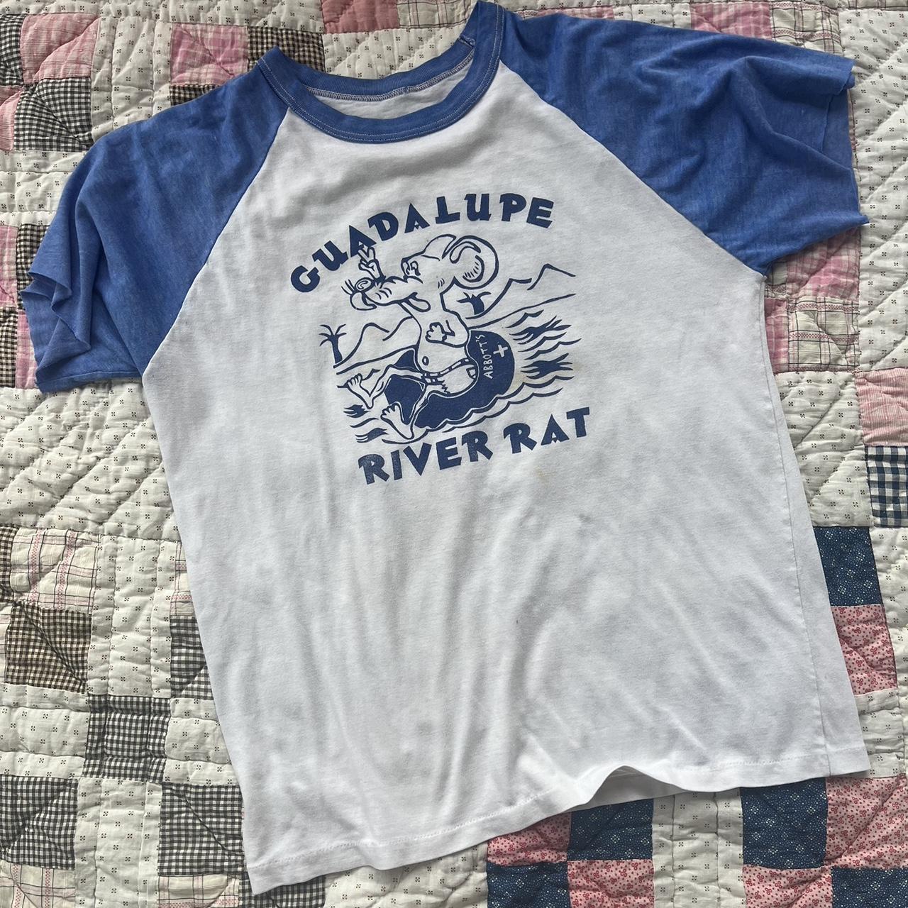 Vintage River Rat t shirt Ptp 20” Length... - Depop