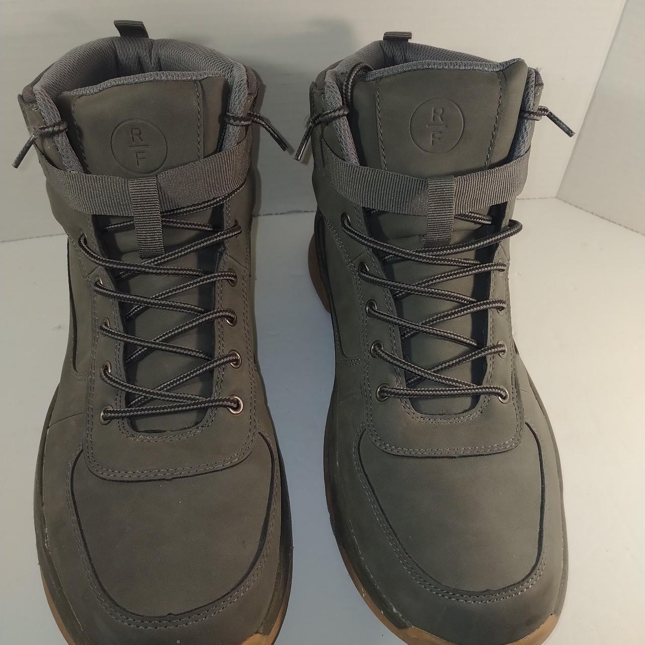 Reserved Footwear Men's Grey Boots Depop
