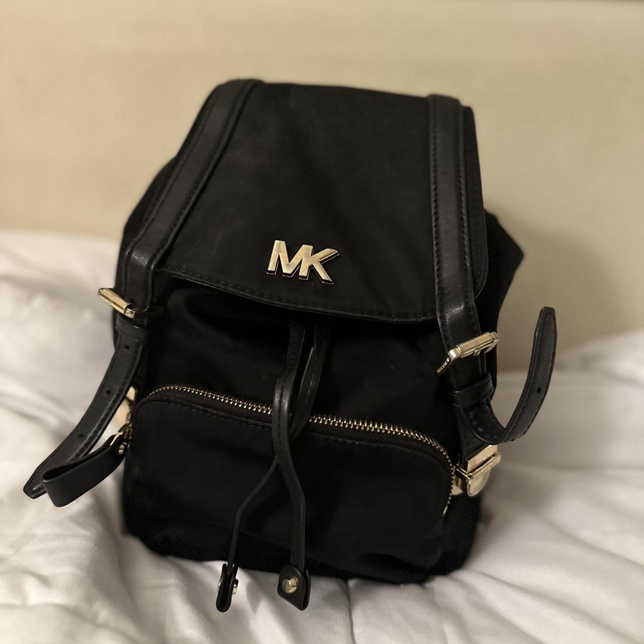 Michael Kors Beacon Small Backpack Black Used. Depop